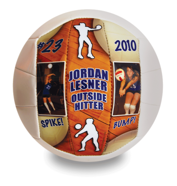 Best photo sports customized volleyball birthday present Custom volleyball for birthday present