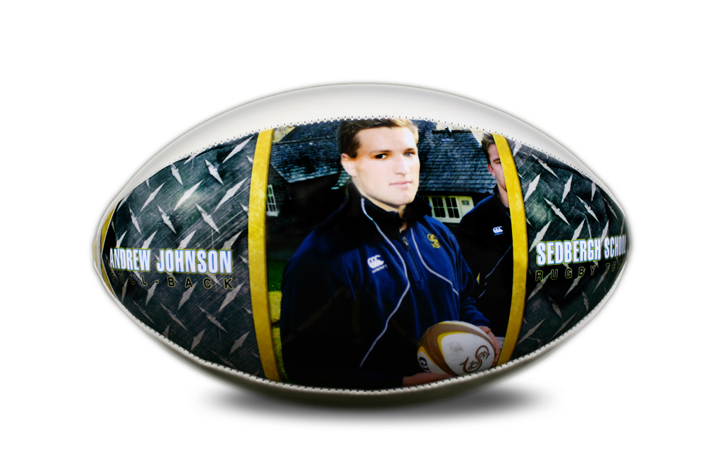Customized best picture rugby birthday present Custom rugby birthday present