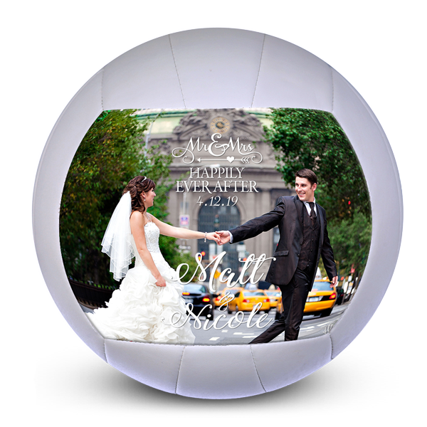 Personalised wedding party gifts for volleyball players